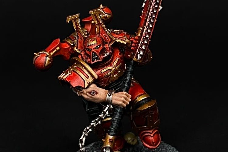 Expertly painted and converted Khorne Berz